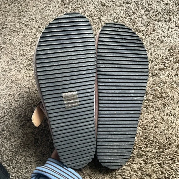 Suede Slip On Clogs - Soft Pink - Picture 5 of 5